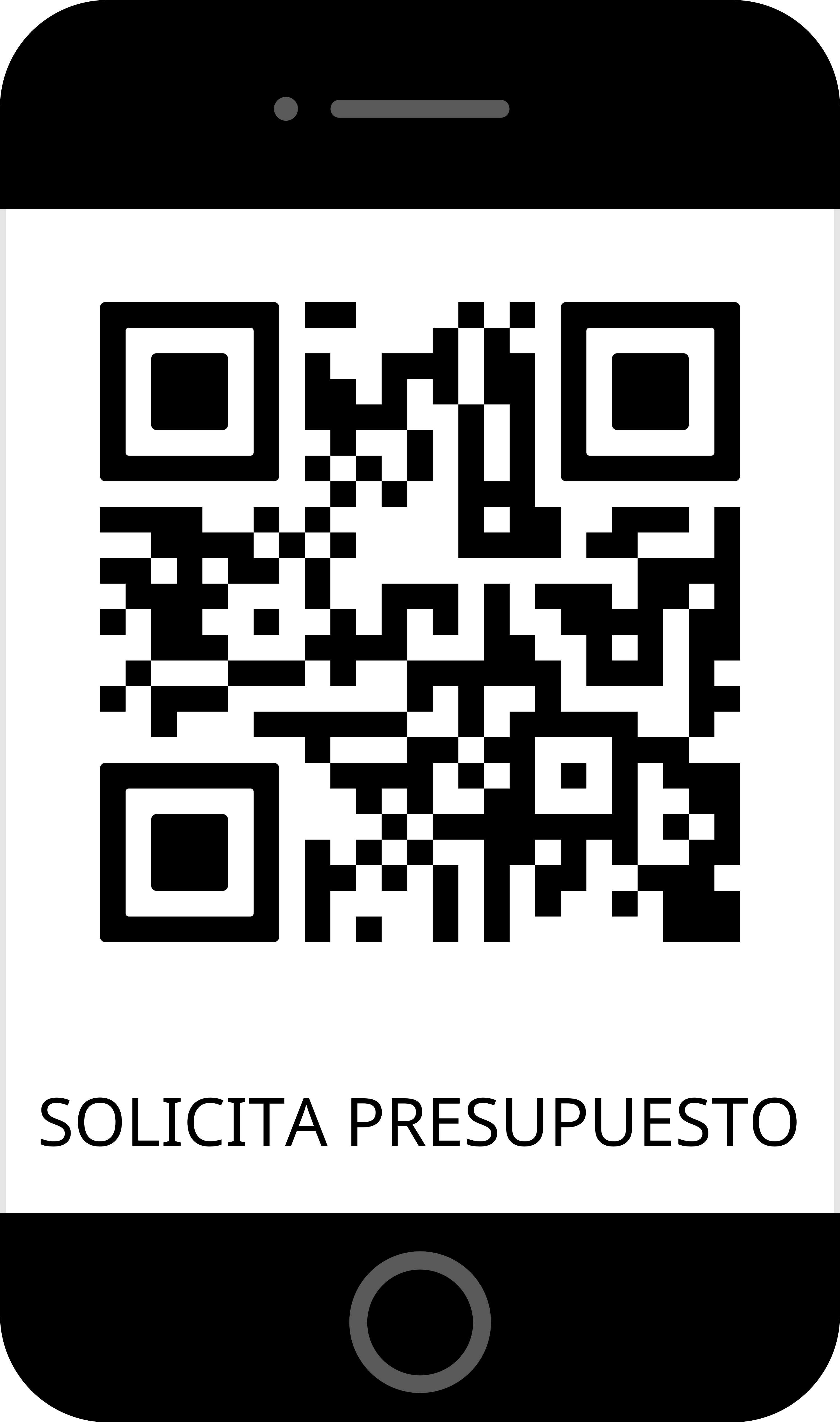 Código QR para solicitar presupuesto